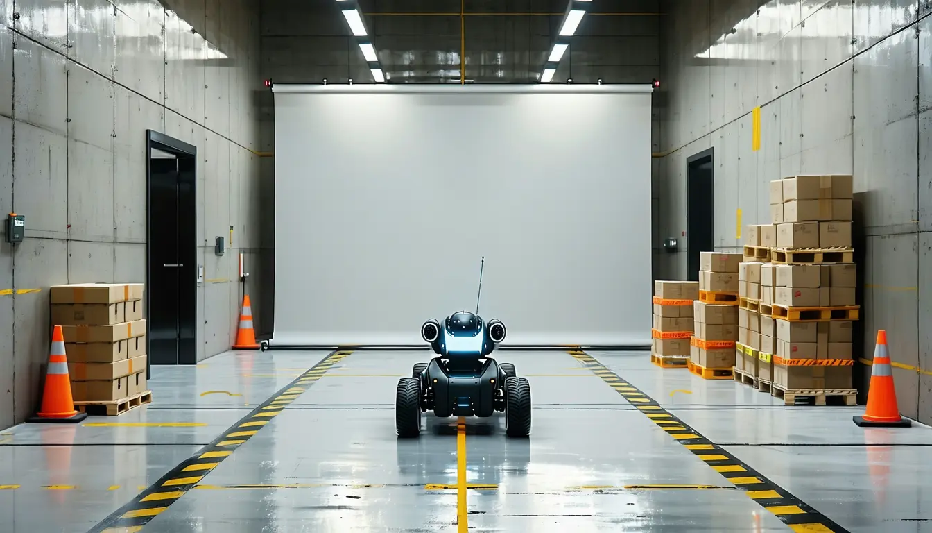 Illustration accompanying World Labs' Atlas turns one photo into a 3D scene a robot can be tested in