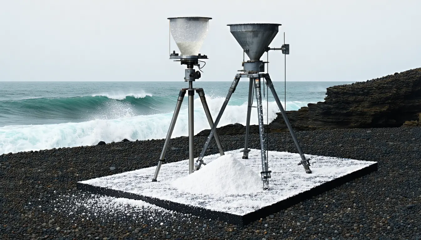 Illustration accompanying Sodium tracer breaks the link between sea spray and coastal PFAS in Newfoundland