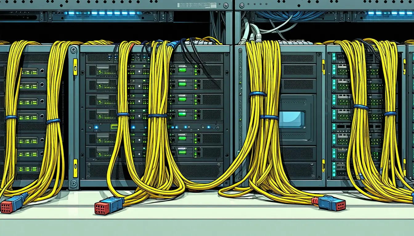 Illustration accompanying Move AI guardrails into the gateway before every service ships its own copy