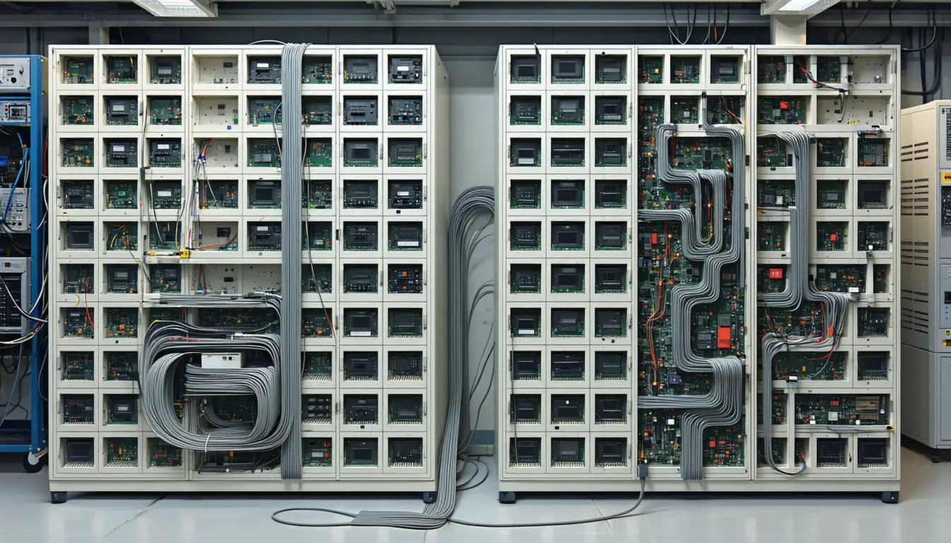 Illustration accompanying Reordering two loop indices beat every cache-tiled version on the same machine