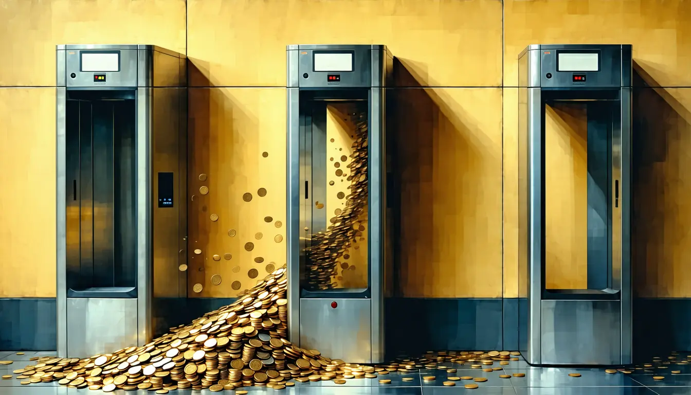 Illustration accompanying A fee waiver bought 44% of tokenized equity's record month