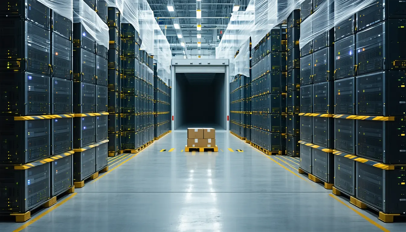Illustration accompanying Dell's AI server backlog nearly doubled in three months to a record $95bn
