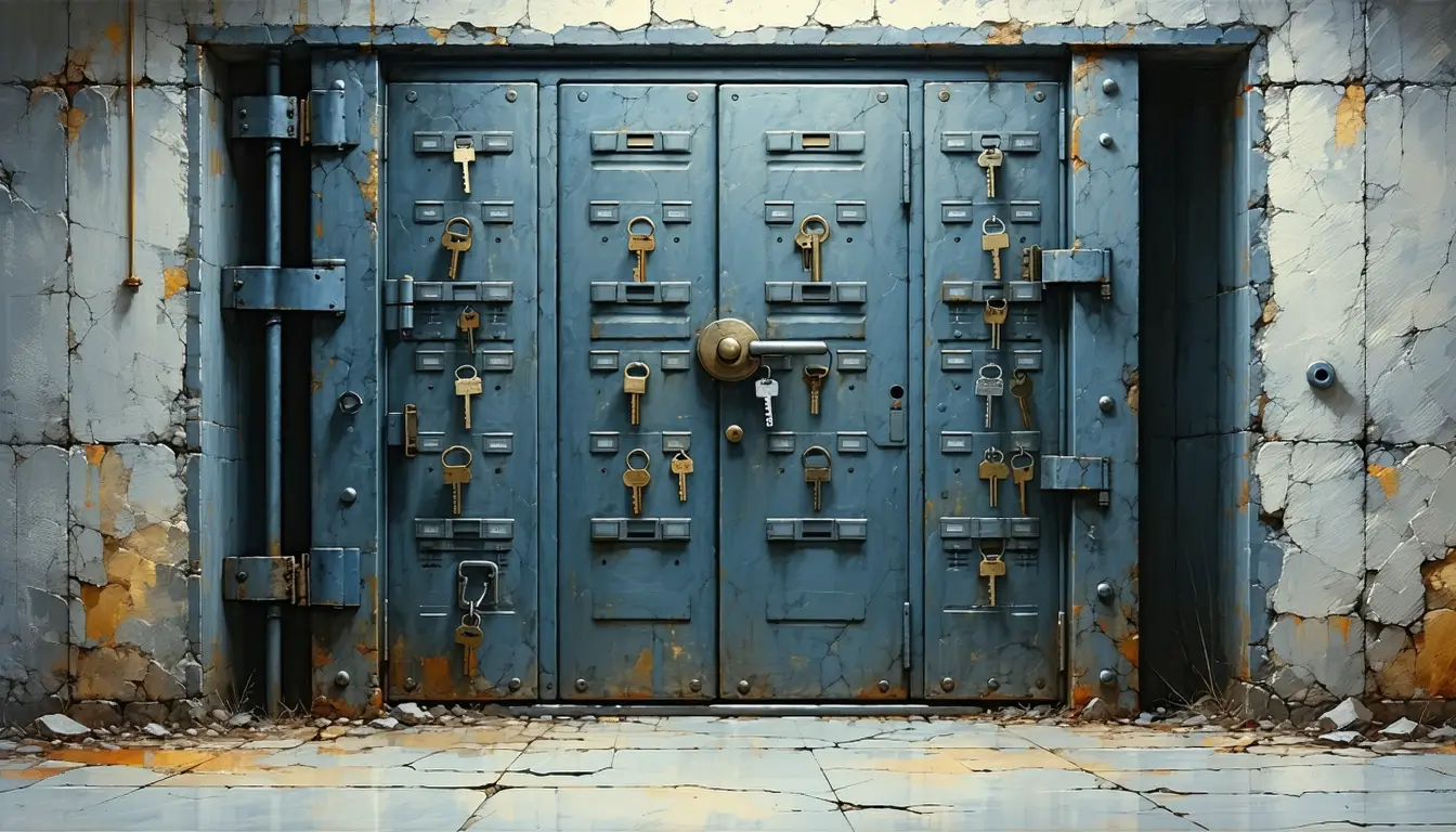 Illustration accompanying Twenty-one banks commit to a 2027 dollar stablecoin before naming a chain or a custodian