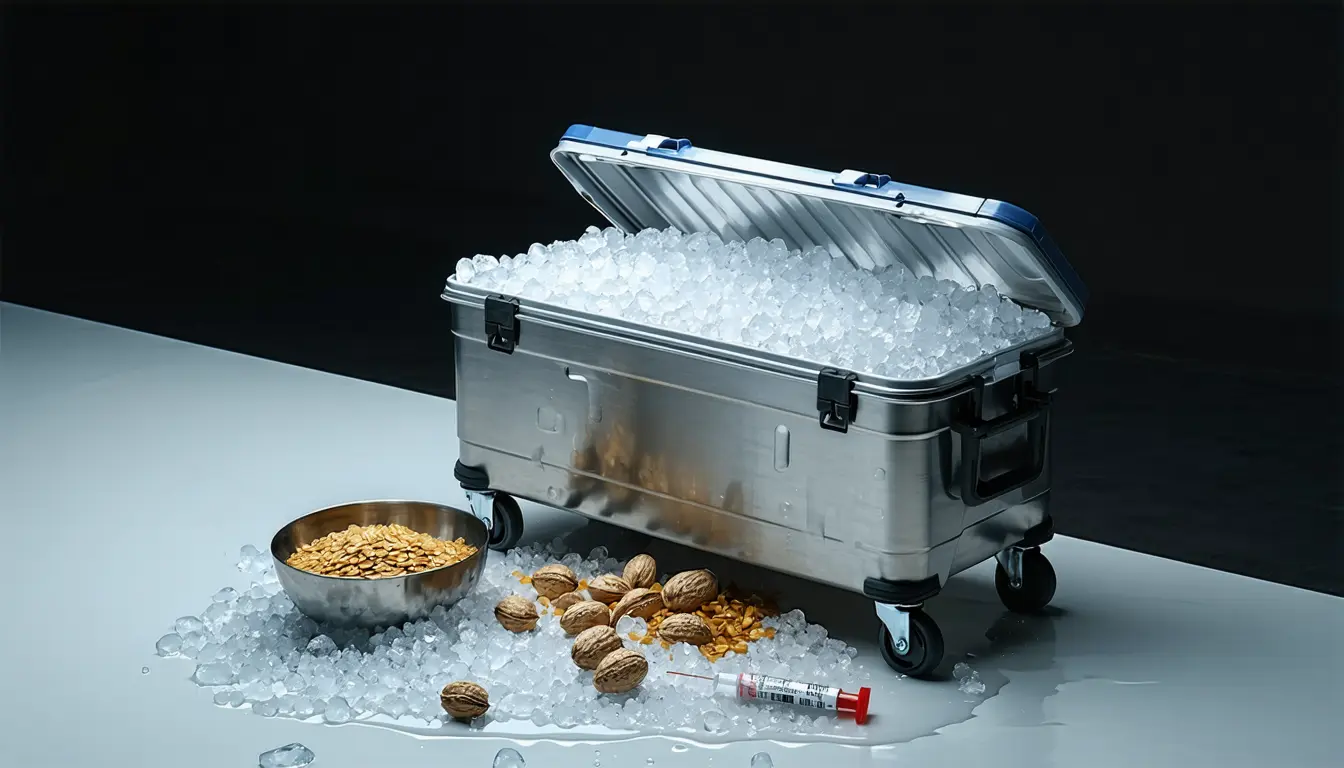 Illustration accompanying A transplanted lung carried a 12-year-old donor's peanut allergy for a year
