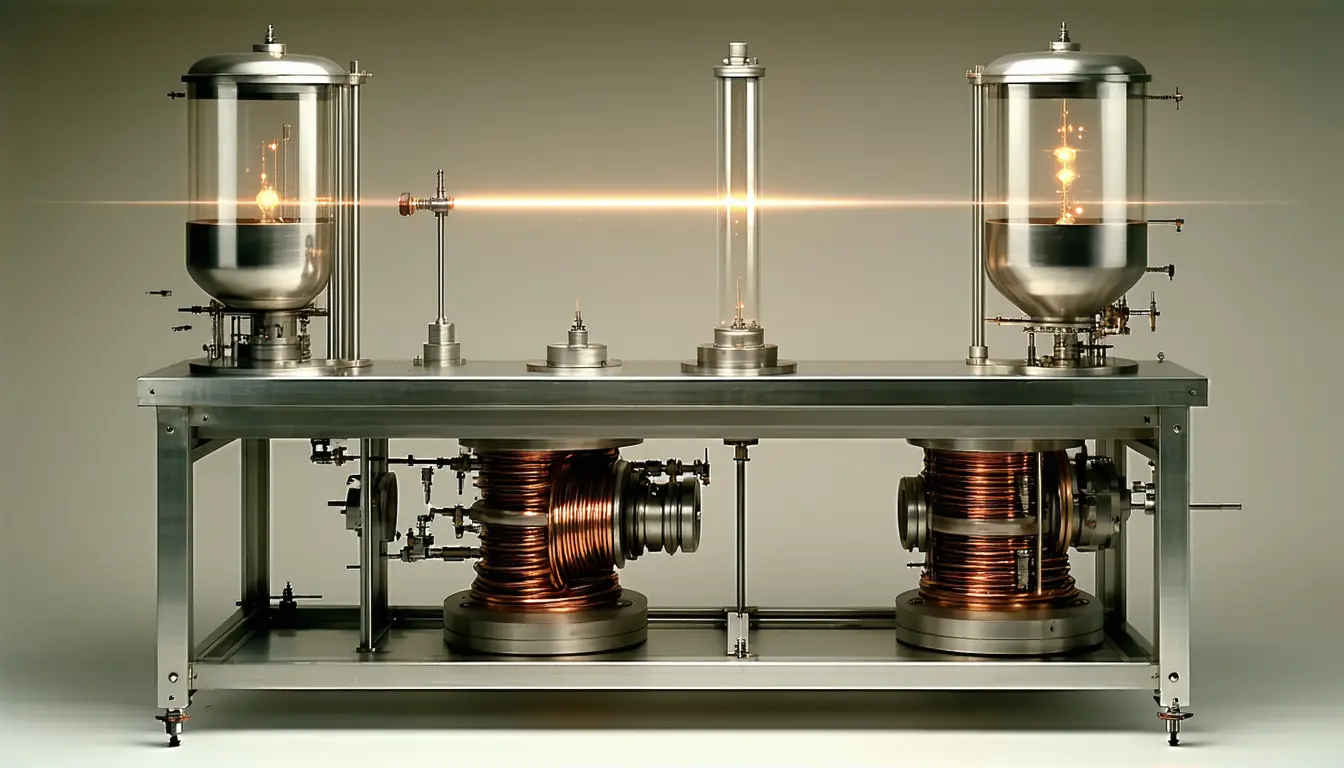 Illustration accompanying Physicists dropped one arm of a superposed atom to test Einstein's equivalence principle
