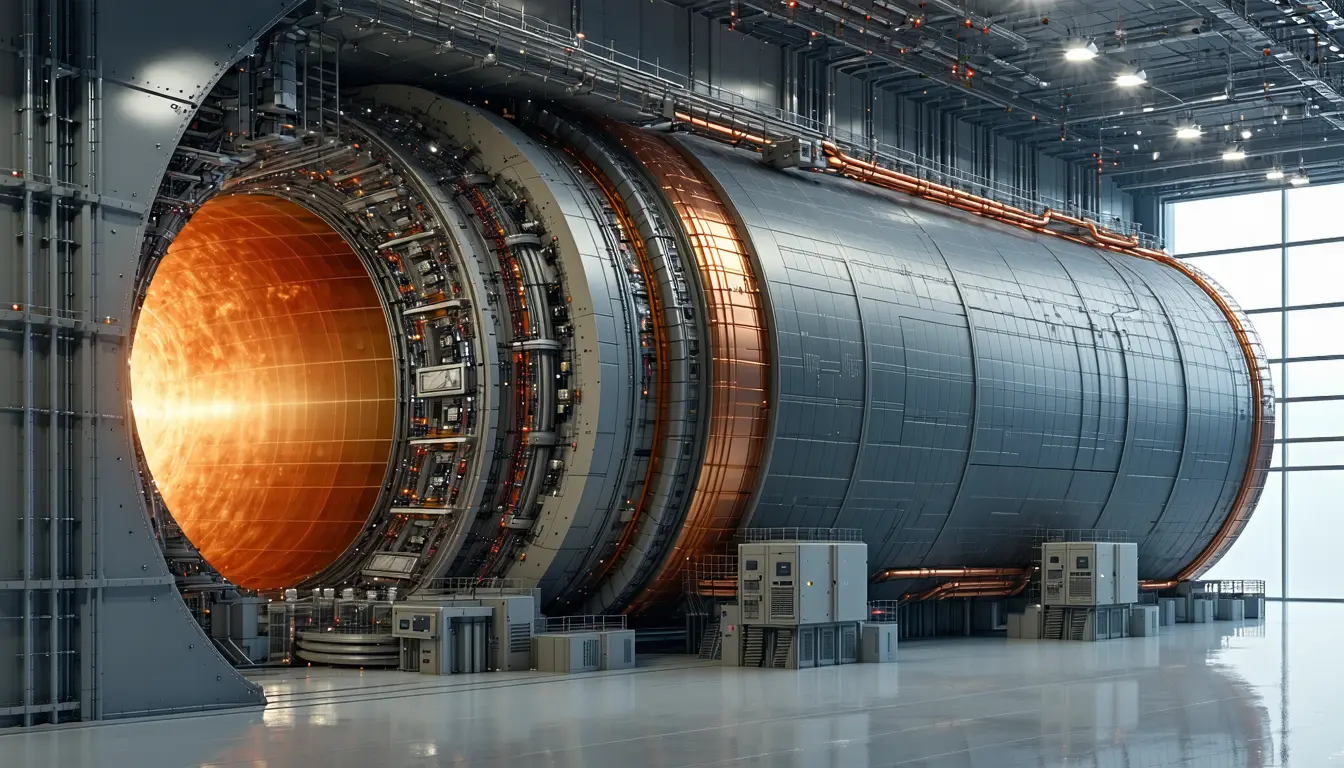 Illustration accompanying PPPL's PACMAN framework closed a 20-millisecond AI control loop inside a real tokamak