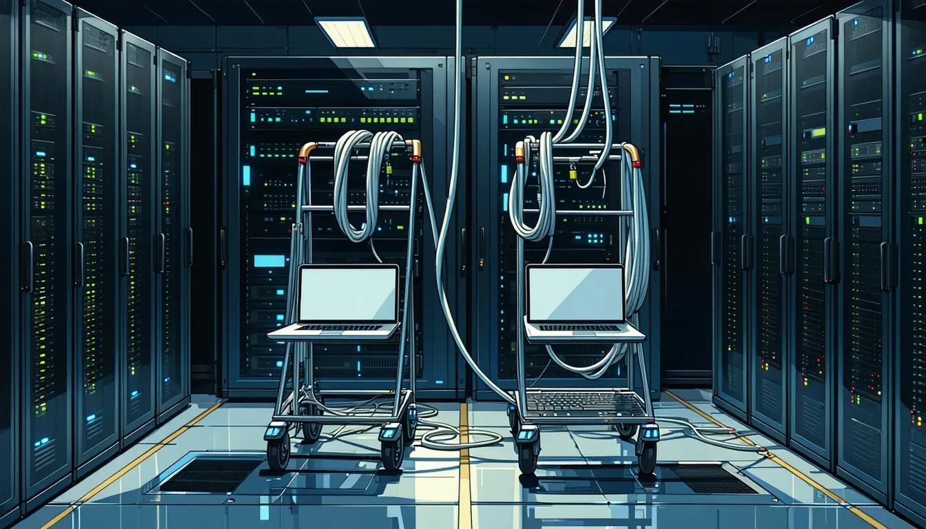 Illustration accompanying Two mitigations inside one minute erase the postmortem