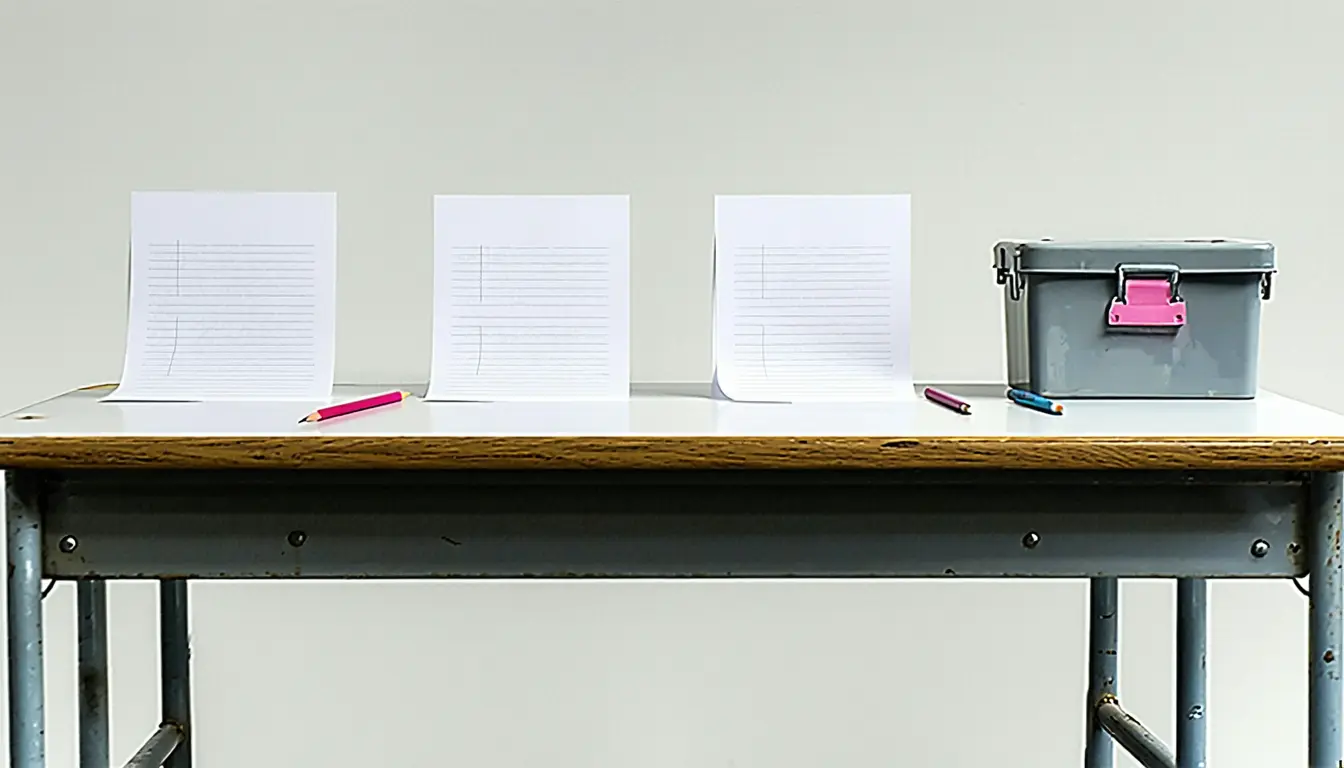 Illustration accompanying Tennessee middle schoolers gained three points with an AI tutor designed to withhold answers