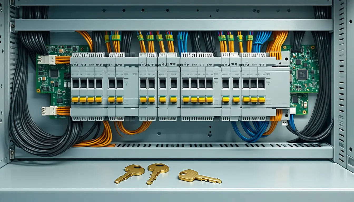 Illustration accompanying CISA logs three flaws that can wipe credentials on Tycon's TPDIN monitors