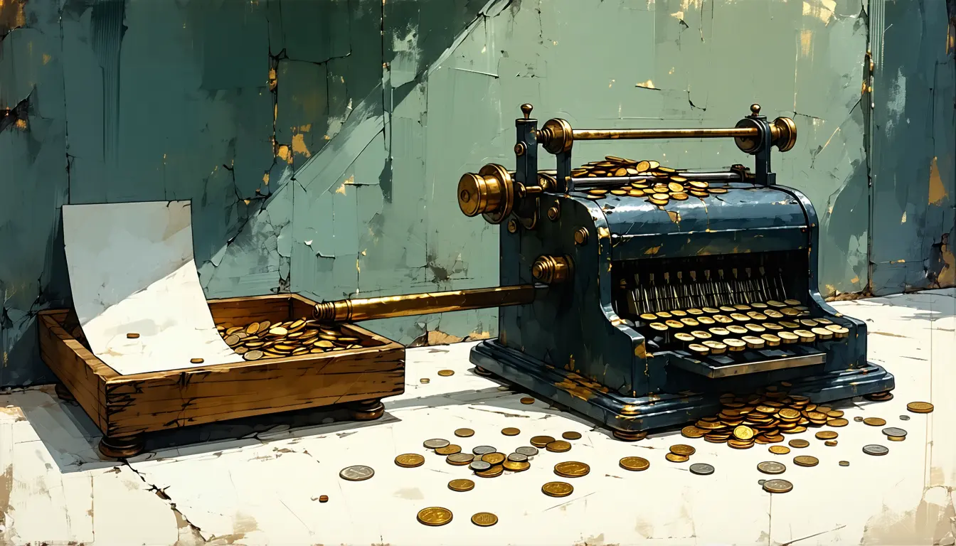 Illustration accompanying Integer-cents Python clears the invoice before the local 3B model's draft reaches anyone