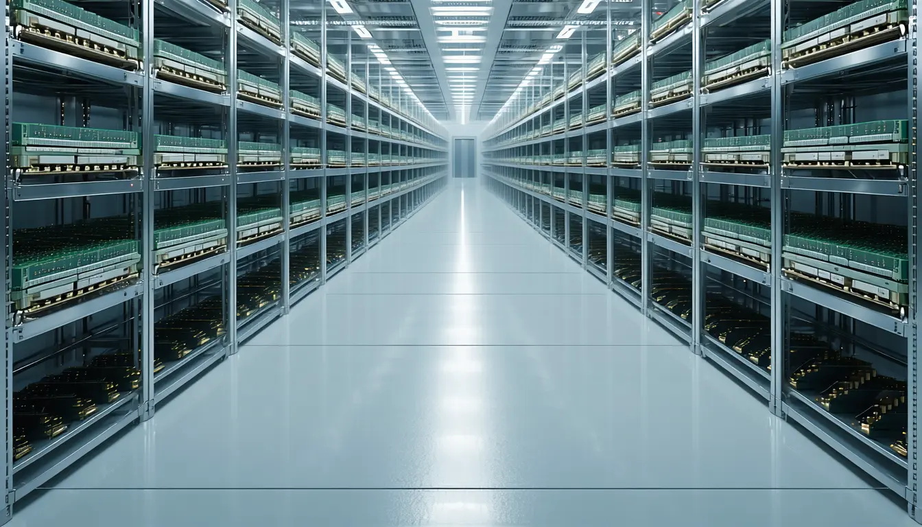 Illustration accompanying Nvidia guides fiscal 2028 to $673B to give its memory suppliers a planning horizon