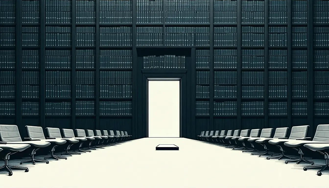 Illustration accompanying Chancery dismissed the Boeing oversight case on the strength of the board's documented effort
