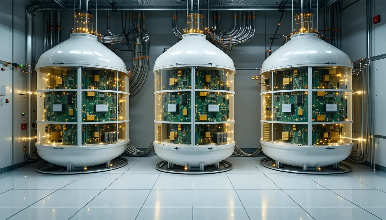 Illustration accompanying Queue time on one IBM processor ran from 10 seconds to 61 minutes for the same 2-second circuit