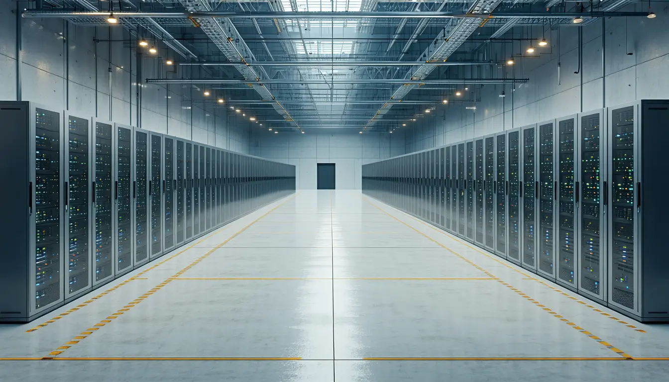 Illustration accompanying Abbott's data center pause moves compute siting onto the election calendar
