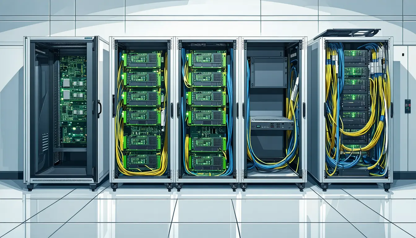 Illustration accompanying Nex-AGI's runnable N2.5 tiers ask for two H100s or sixteen H200s