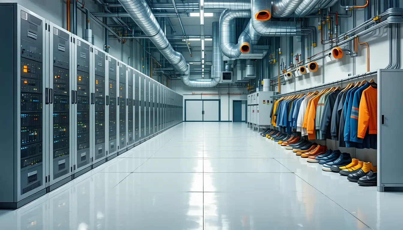 Illustration accompanying Verdant counts 8.6 datacentre jobs per megawatt against TechUK's 43.7
