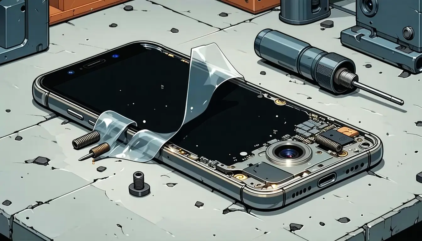 Illustration accompanying Nandy will legislate device-level nudity blocking after Apple and Google's commitments fell short
