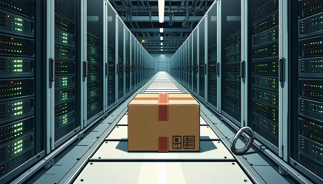 Illustration accompanying Dustmaker lifts GitHub Actions tokens so its packages clear AI coding trust checks