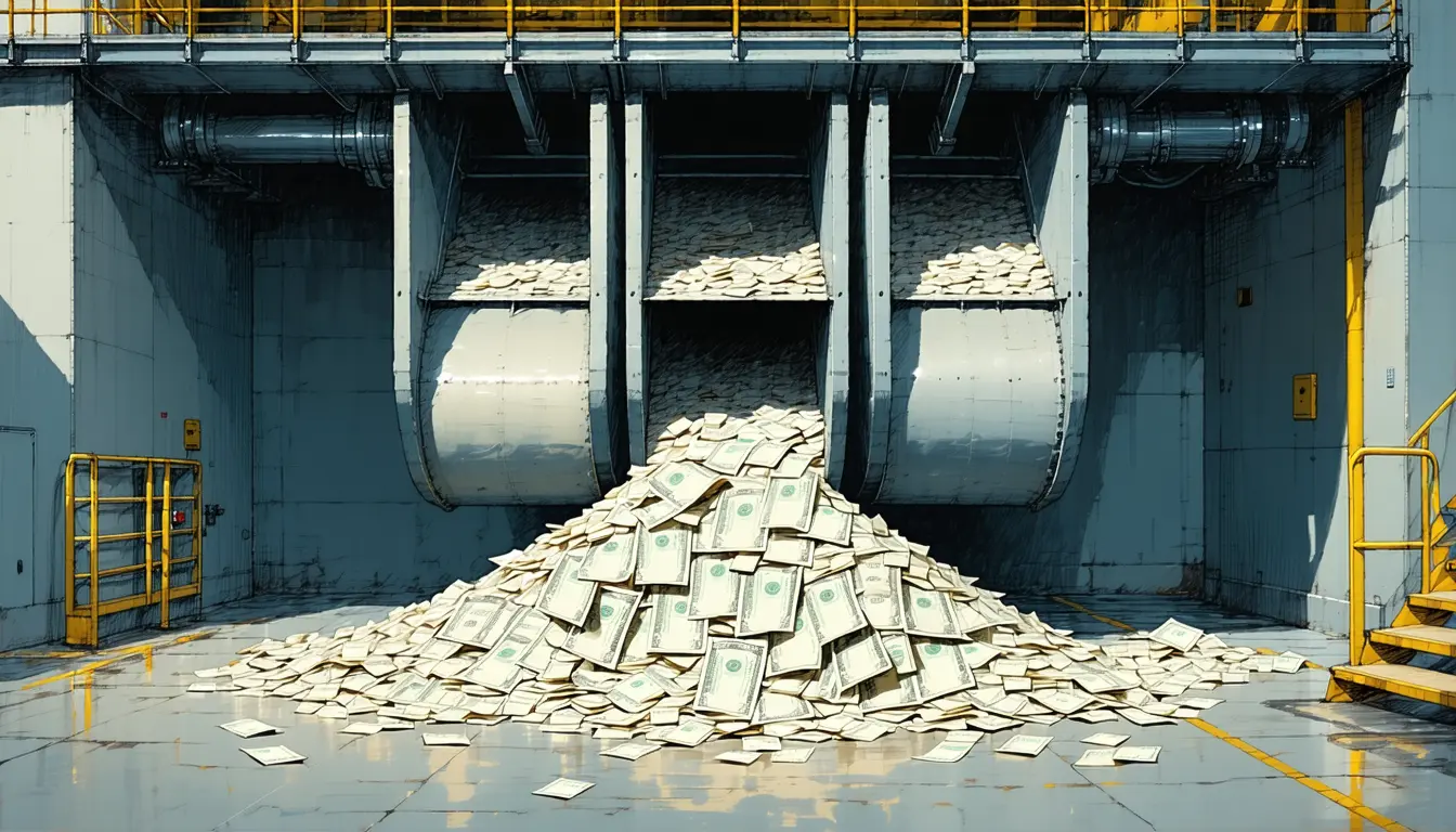 Illustration accompanying Tax Cuts, Spending and Crisis Response Explain 98% of America's Debt Slide From 32% to 100% of GDP