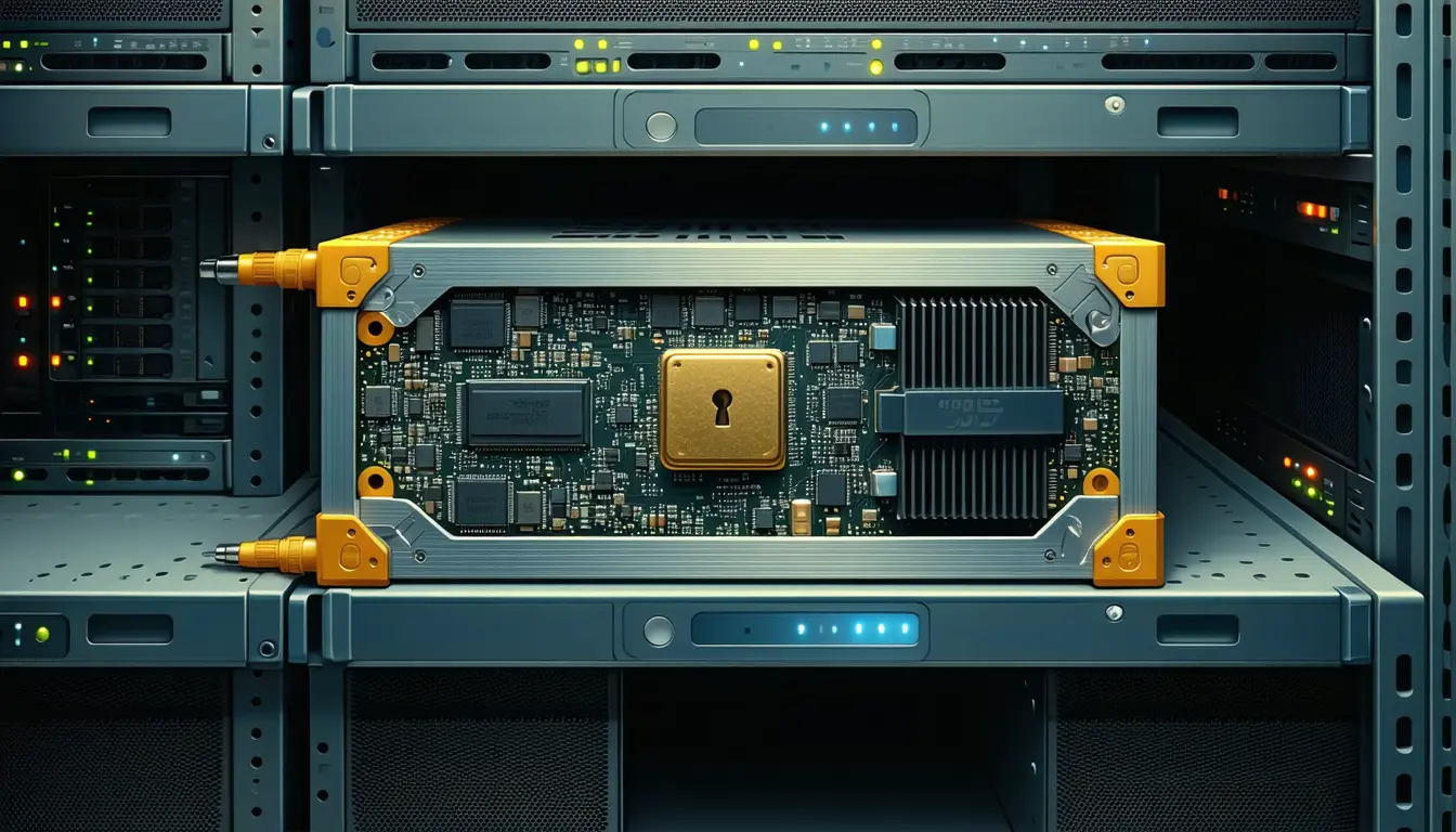 Illustration accompanying OPAQUE ships a spec that keeps model weights sealed until the host proves what it is running
