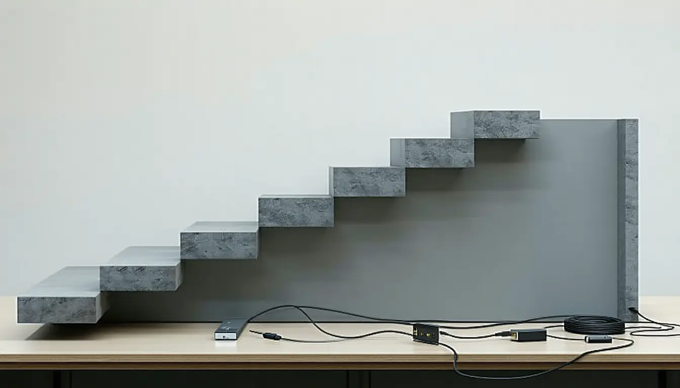 Illustration accompanying A synthetic gradient and four fixed encodes turn banding into a measurement