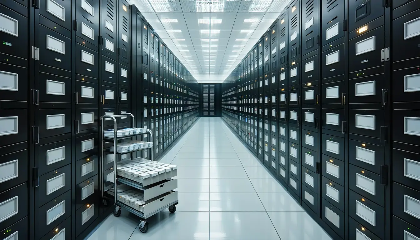 Illustration accompanying Claude's memory list hands back 20 full items per call against a 10,000-memory store