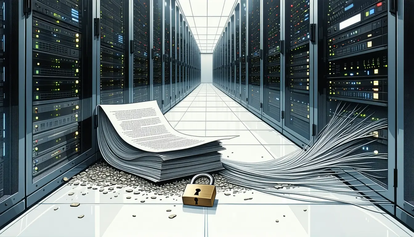 Illustration accompanying Andreas Thom wants OpenAI to prove his ChatGPT sessions stayed out of the training data