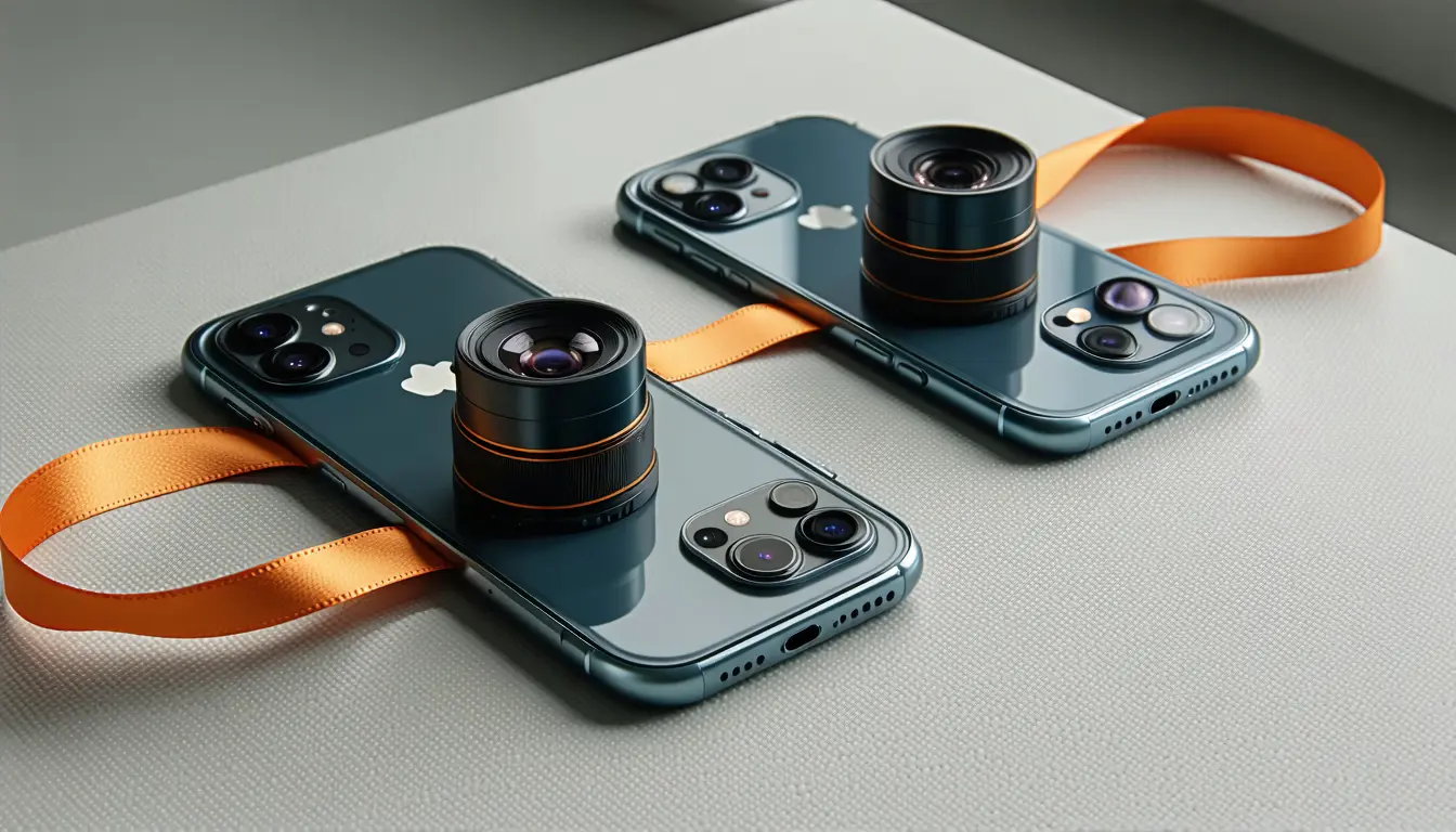 Illustration accompanying Apple hands both iPhone 18 Pro models a variable aperture with manual control