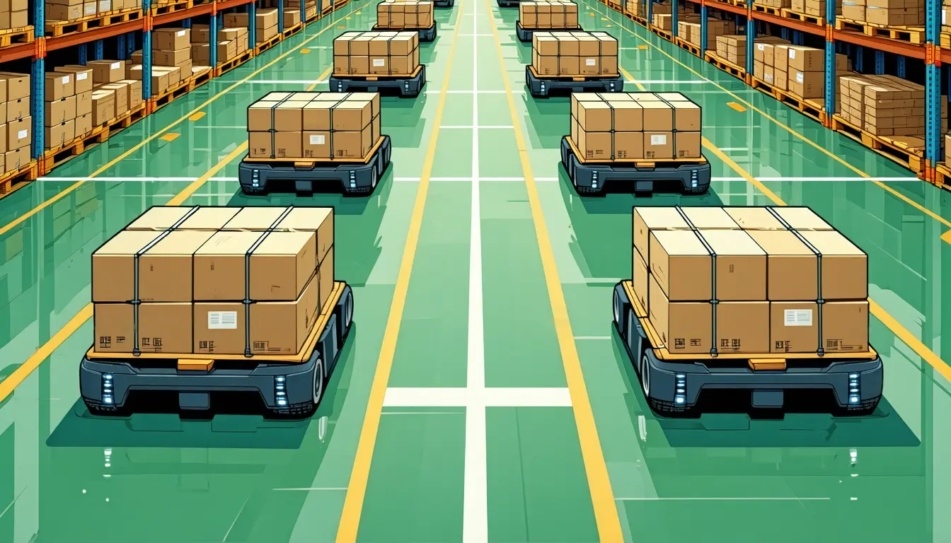 Illustration accompanying Maven Robotics emerges from stealth with $100M round to build 250 warehouse robots