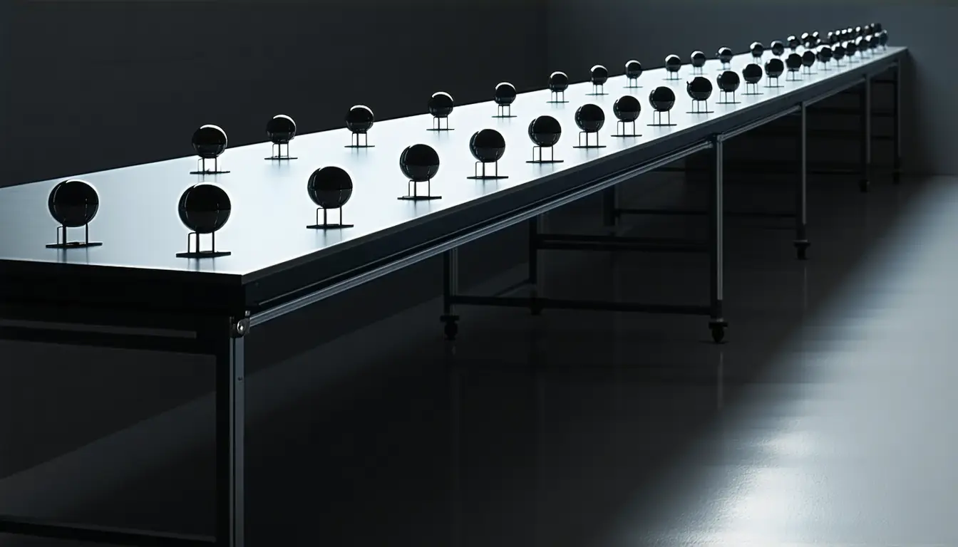 Illustration accompanying Stevens calculation replaces one intense laser pulse with a train of 12 weak ones