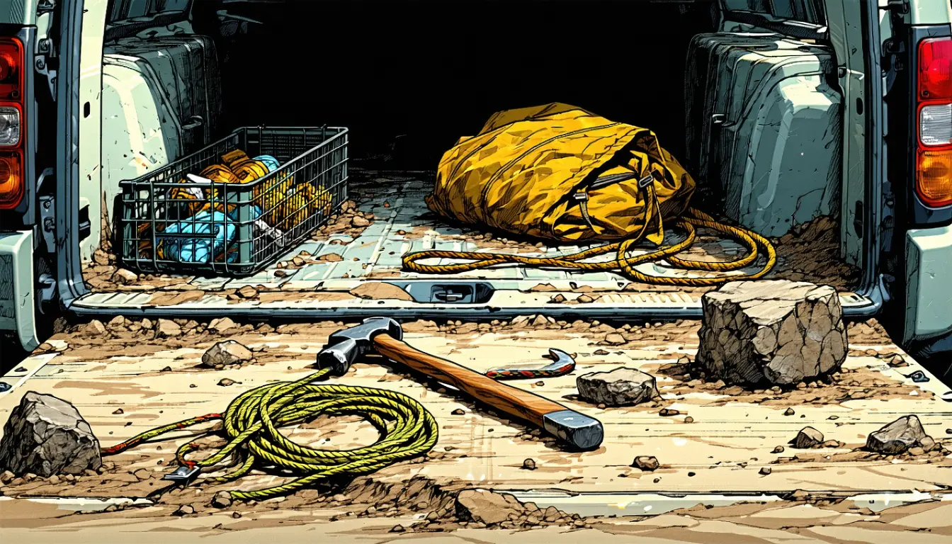Illustration accompanying Survey of 289 geoscientists ranks gatekeeping and sabotage as fieldwork's most damaging harms
