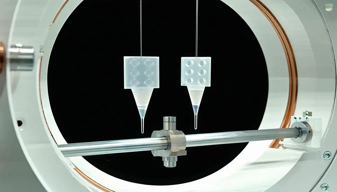 Illustration accompanying Trace oxygen switches boron nitride nanopores from circular to triangular