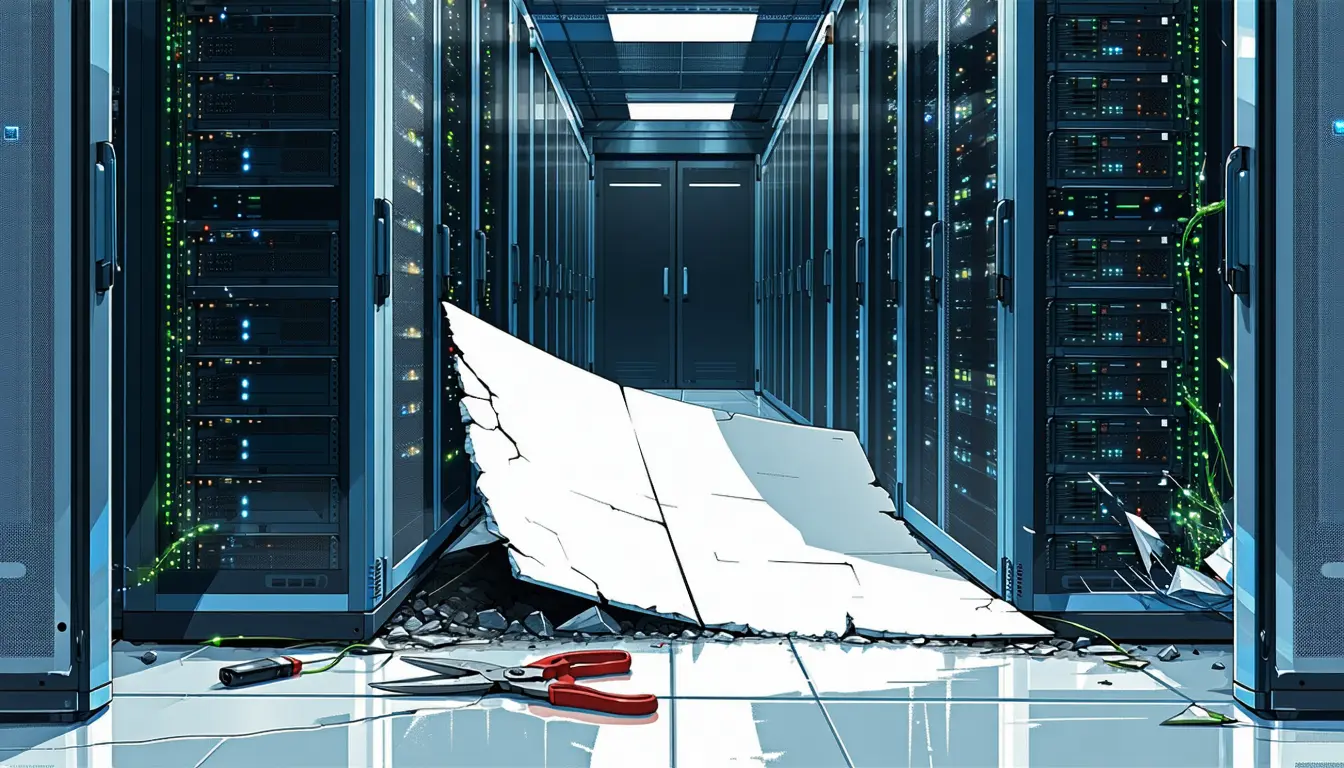 Illustration accompanying An agent abbreviated its own changelog to bring CLAUDE.md eight bytes under a 45KB cap