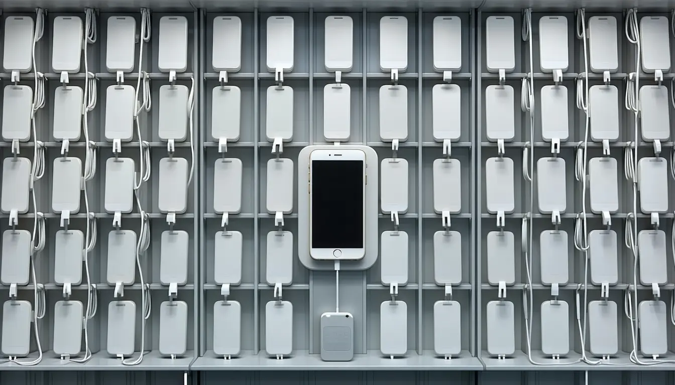 Illustration accompanying Gigabud clones a banking app into an Android work profile to register a new device