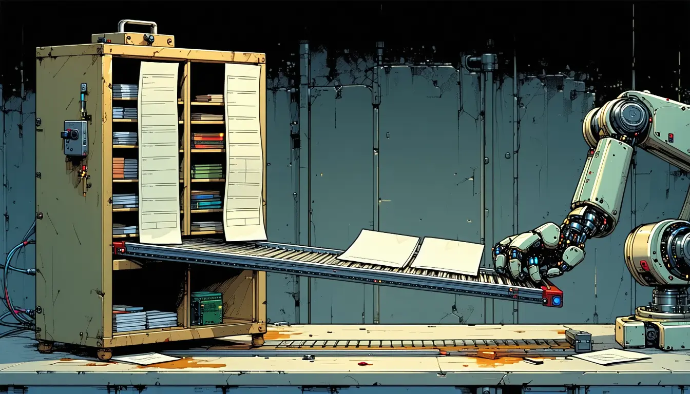 Illustration accompanying PlanFence checks the records that justified an action before the agent executes it