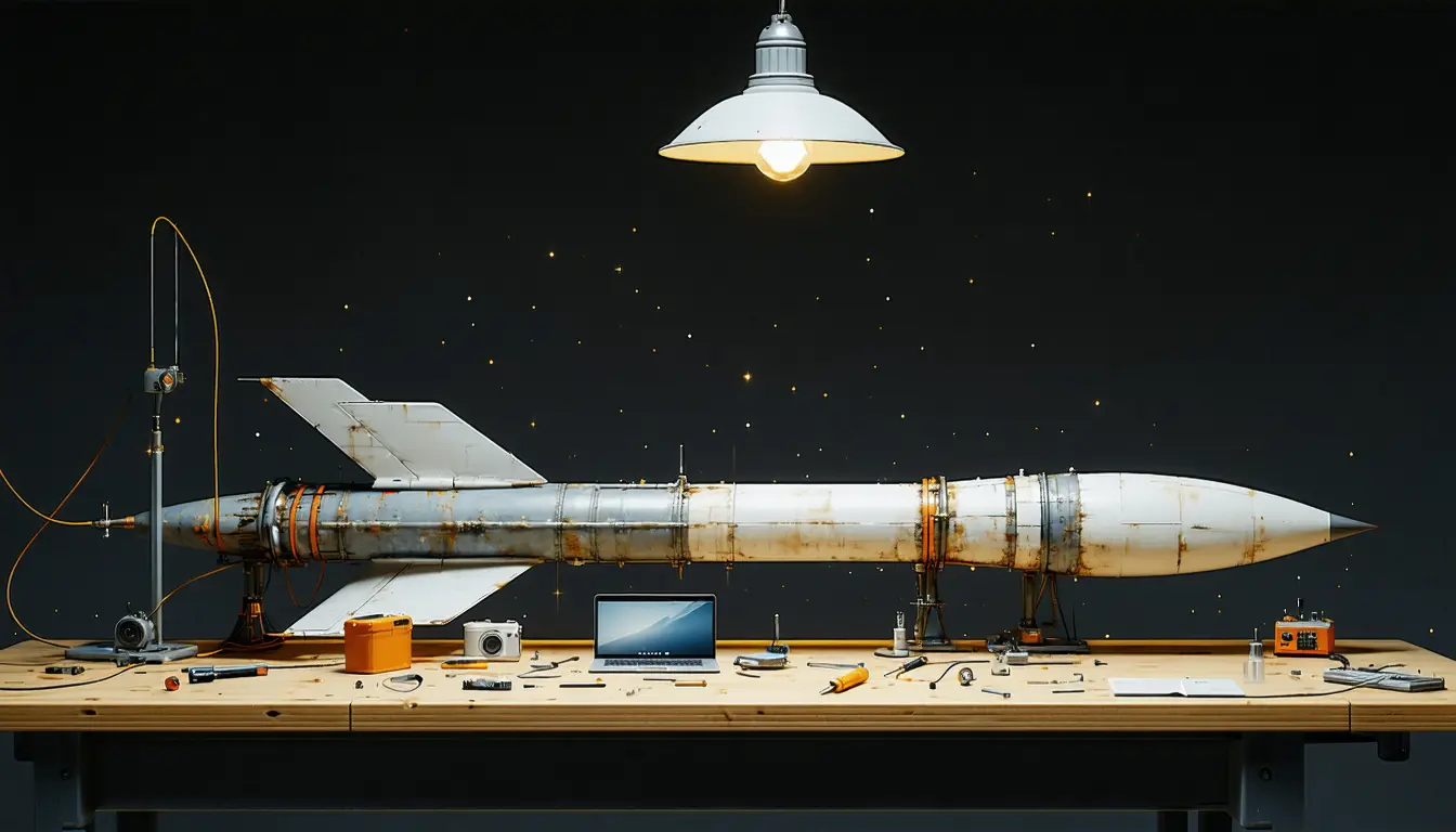 Illustration accompanying Anthropic knows the Yemen guided-rocket test failed because the users came back to ask why