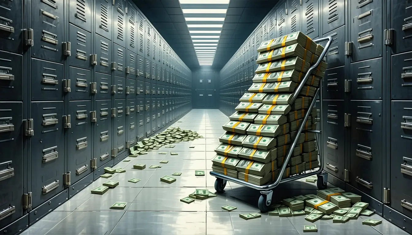 Illustration accompanying Korean savers pulled 18.95 trillion won out of money market funds in five days