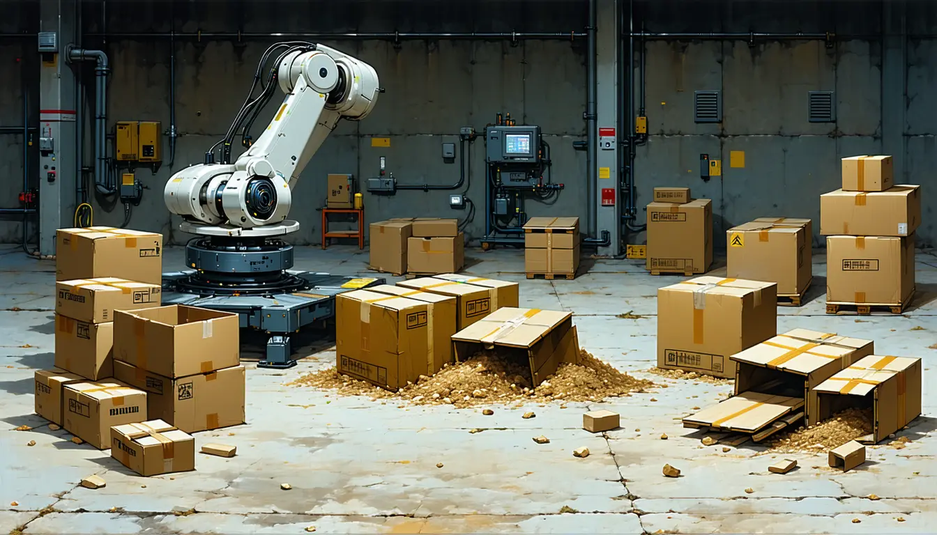 Illustration accompanying Samsung SDS builds its factory robot business on ten outside specialists