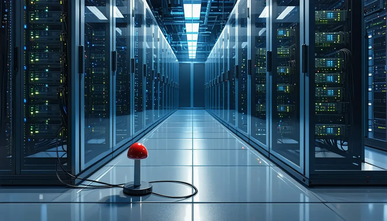 Illustration accompanying Cabinet Office rules out an emergency shutdown power for frontier AI in the UK