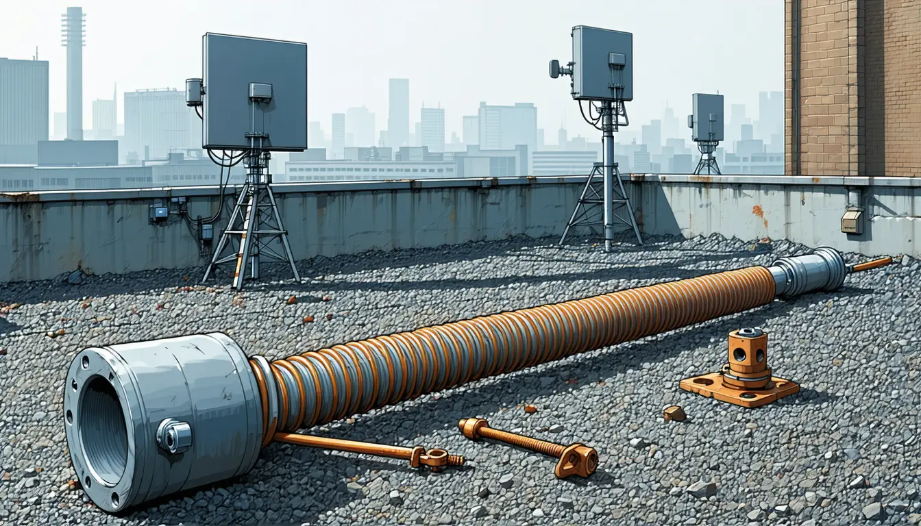 Illustration accompanying VodafoneThree asks planners for two more metres on every rooftop 5G site