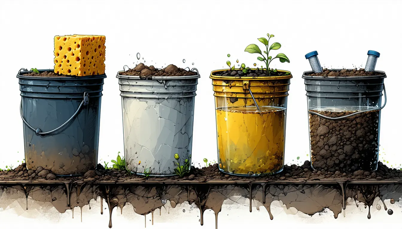 Illustration accompanying A four-environment bacterial screen turned up 12 enzymes that cut polyurethane and nylon