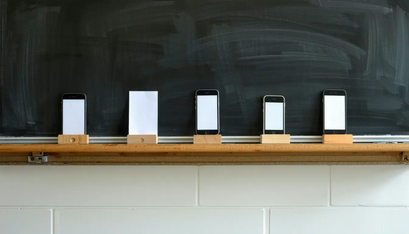 Illustration accompanying A weekly 20-minute phone tutorial raised math scores in all five countries tested