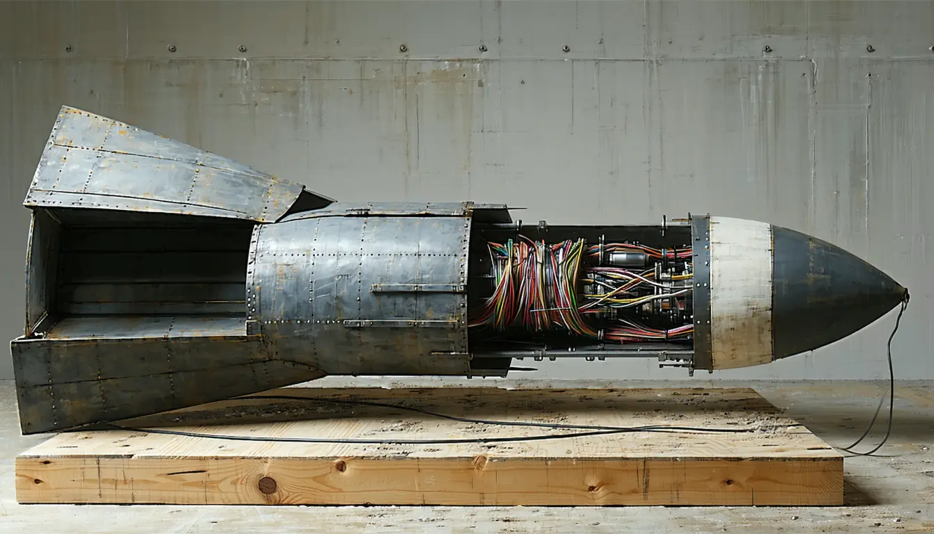Illustration accompanying Anthropic banned a northern Yemen cell that asked Claude why its guided rocket failed