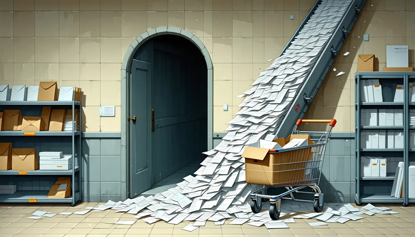 Illustration accompanying Direct Send carried 29,785 spoofed internal emails past the mail gateway in two months