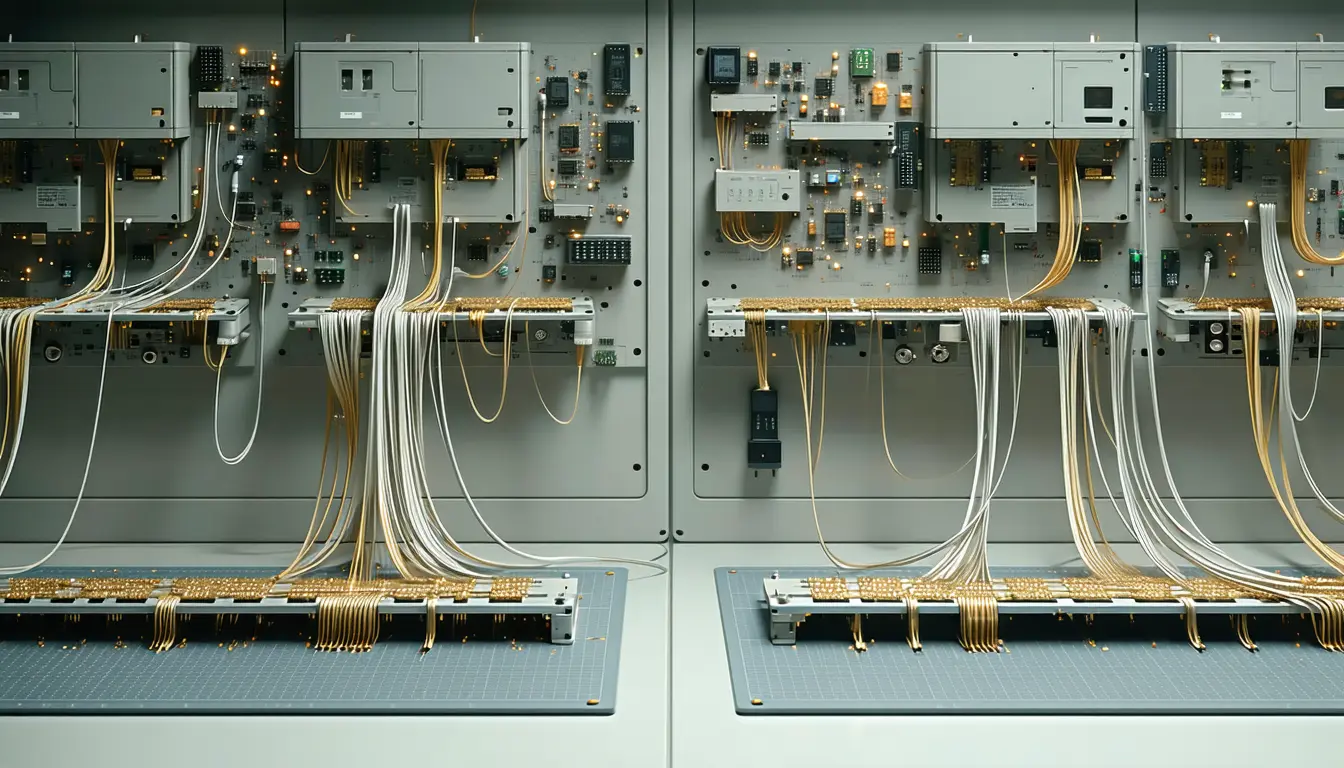 Illustration accompanying Replacing node objects with integer indexes lifts a PHP LRU to 13.1 million ops/sec