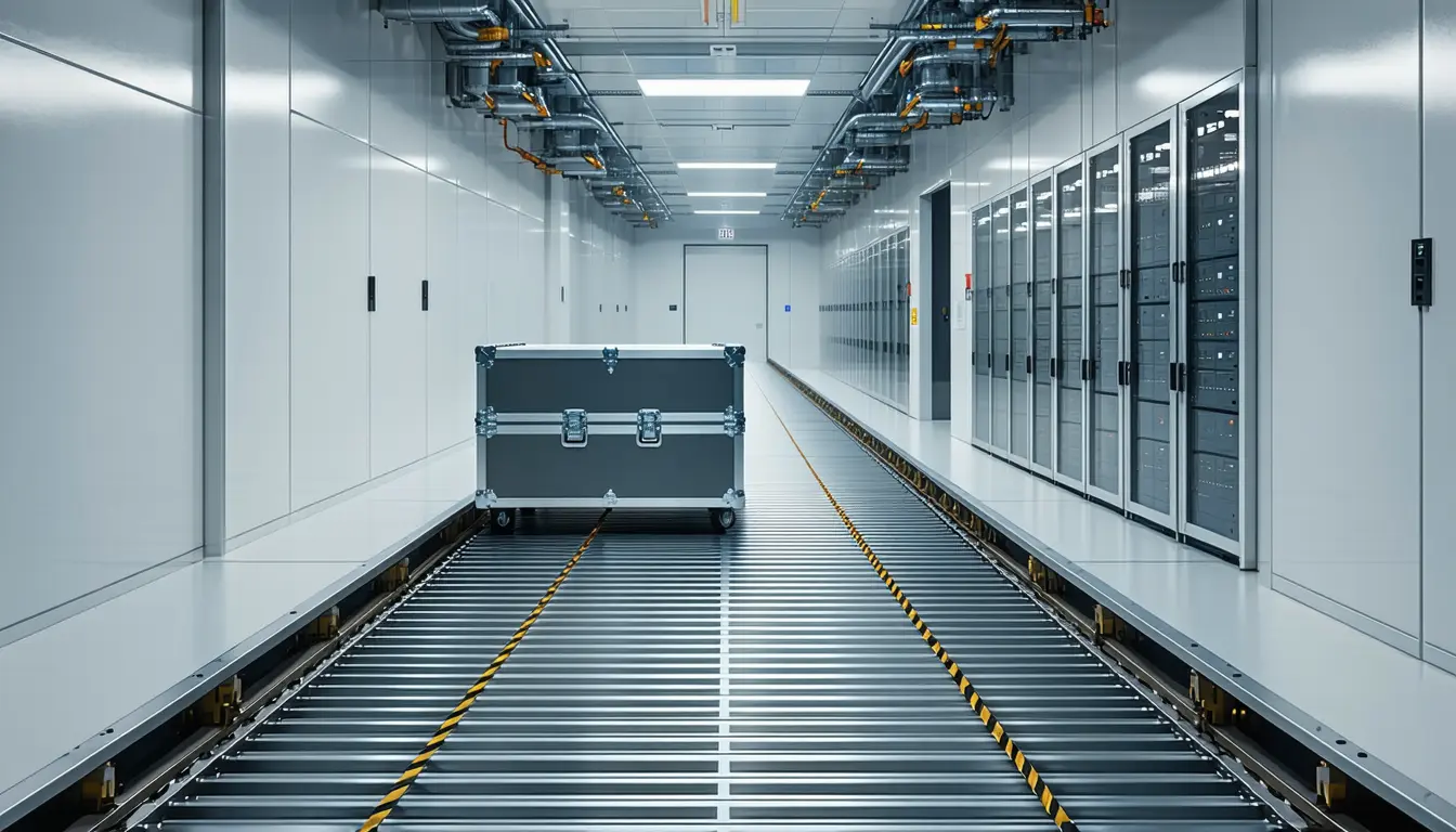 Illustration accompanying Senate negotiators would make national labs test frontier models before release