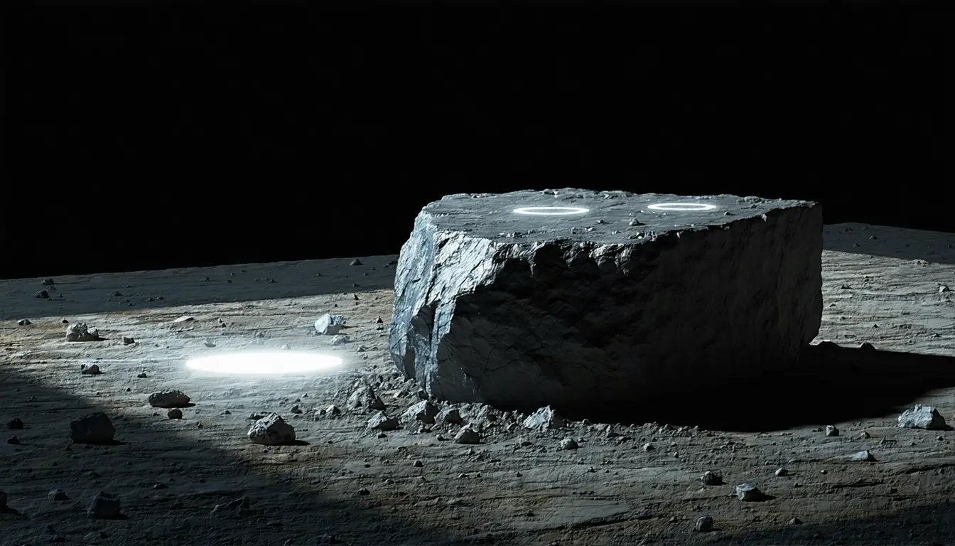 Illustration accompanying Hayabusa2's altimeter ranged an asteroid twice during a 5.3-kilometer-a-second flyby