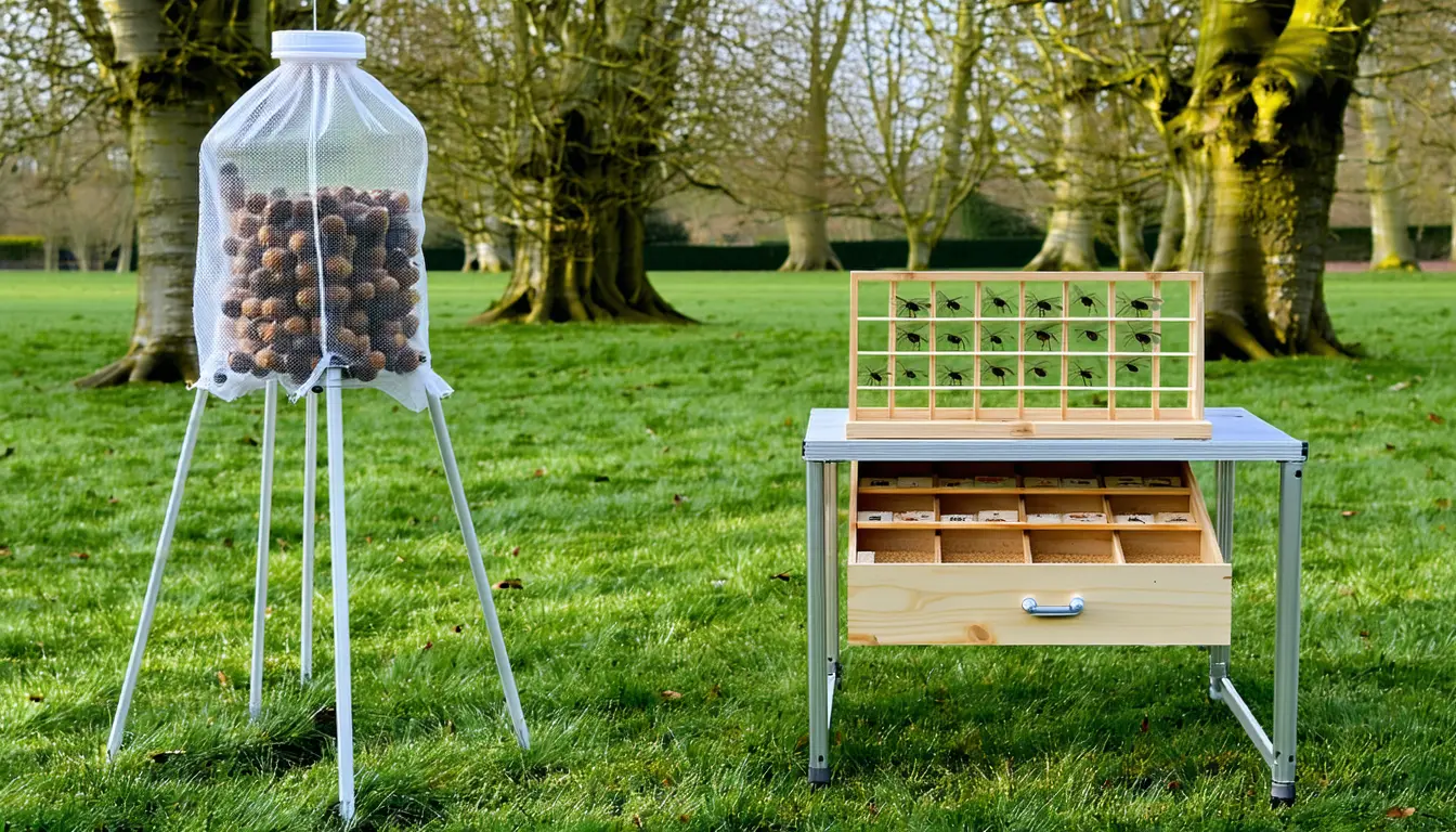 Illustration accompanying Two insect traps in New York parks will screen for species the DNA barcode library cannot match