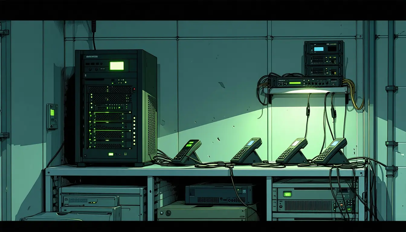 Illustration accompanying A WhatsApp line sat dead for 86 hours behind a container Docker called healthy