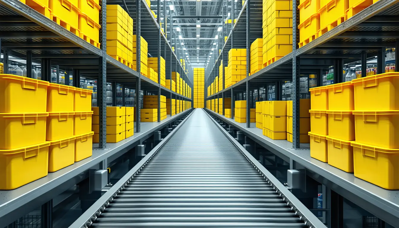 Illustration accompanying Amazon earned $6.3m of profit for each sampled worker it has on food stamps